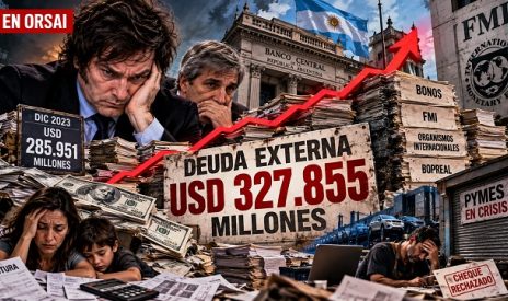 La Deuda Externa Llegó a un Récord de USD 327.855 Millones Mientras el Gobierno Sostiene que la Deuda Bajó