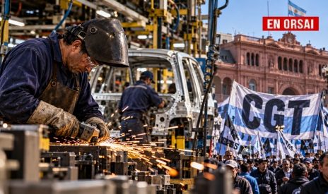 La industria rebotó en agosto pero produce 3,2% menos que hace un año y la CGT marcha hoy contra el modelo