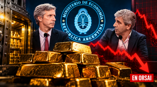 Caputo hizo magia con el oro: desaparecieron US$ 1.023 millones