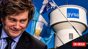 Milei privatiza AySA: Regala nuestra agua por US$ 340 millones