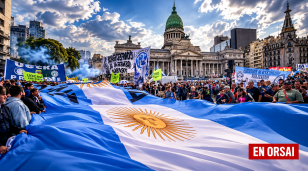 Sindicatos, universidades y organizaciones sociales marchan al Congreso