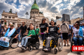 Discapacidad, deudas y alquileres: la protesta contra Milei lleva la emergencia social al Congreso