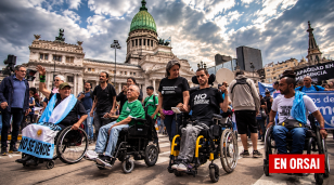 Discapacidad, deudas y alquileres: la protesta contra Milei lleva la emergencia social al Congreso