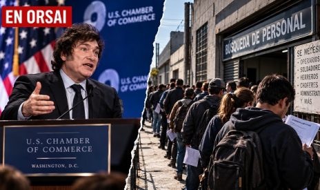 Milei dijo que no hay un problema con el empleo: el INDEC registró 156.000 asalariados formales menos en un año