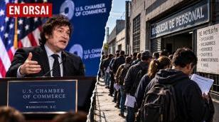Milei dijo que no hay un problema con el empleo: el INDEC registr&oacute; 156.000 asalariados formales menos en un a&ntilde;o